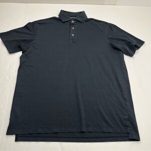 Greyson Mens Size Medium Faded Black Short Sleeve Polo‎ Shirt *No Material Tag*